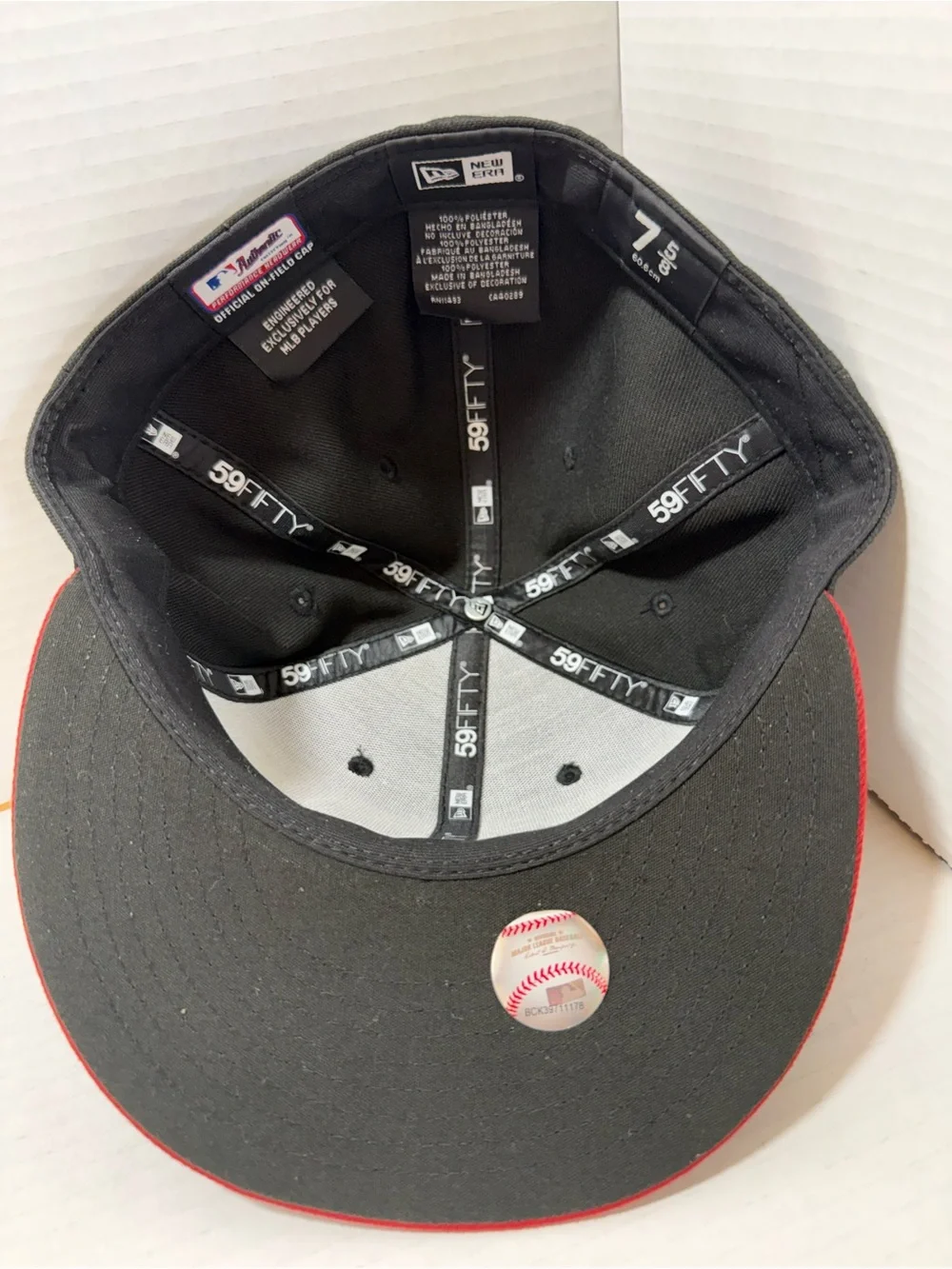 Arizona Diamondbacks  New Era On Field  Road 59fifty Cap 7 5/8 2tone